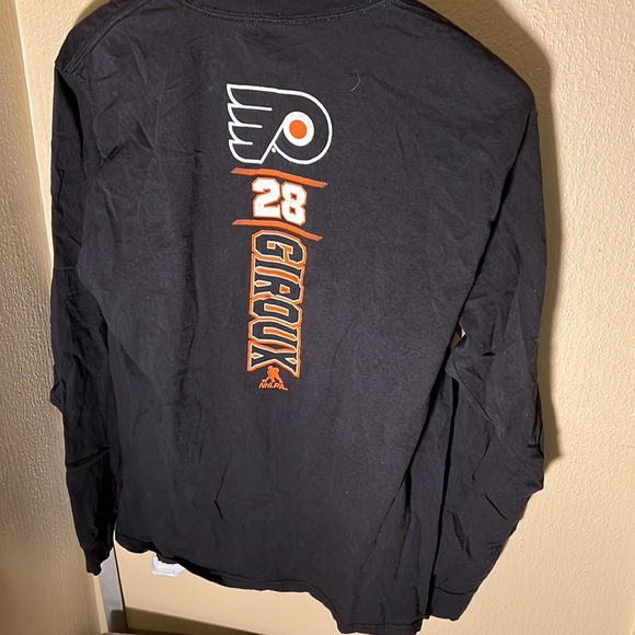 NHL Pro Edge Mens LS Flyers 28 Giroux Tee Color Black Size Medium - Picture 3 of 3